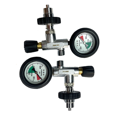 宝华/科尔奇高压呼吸空气压缩机 充气泵气瓶高压充气接头可带压力表