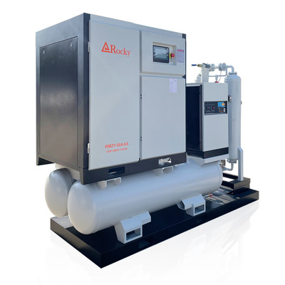 高压激光切割用一体式螺杆空压机RMZY 37KW20bar双罐五合一组合系列