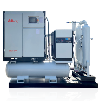 高压激光切割用一体式螺杆空压机RMZY 37KW16bar双罐五合一组合系列