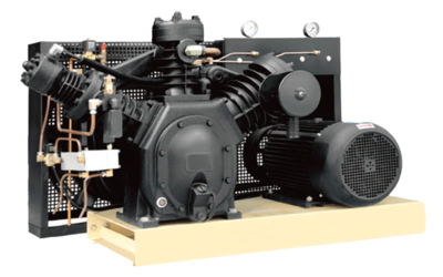 全无油活塞中压空气压缩机30~40bar水冷机组系列